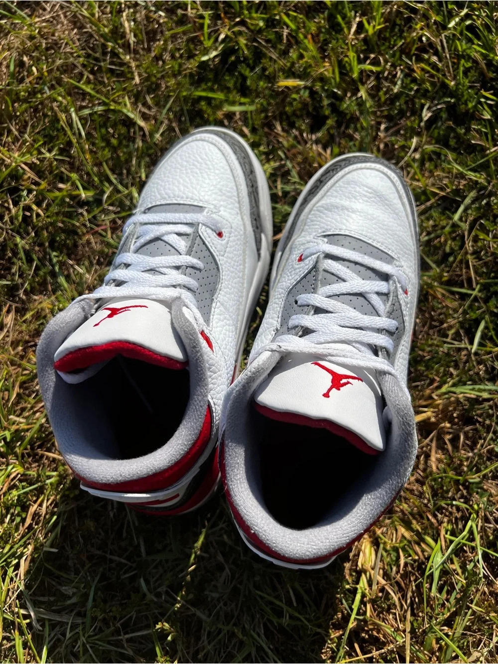CLEAN Air Jordan 3 size 3 Fire Red 2022 Retro Kids shoes